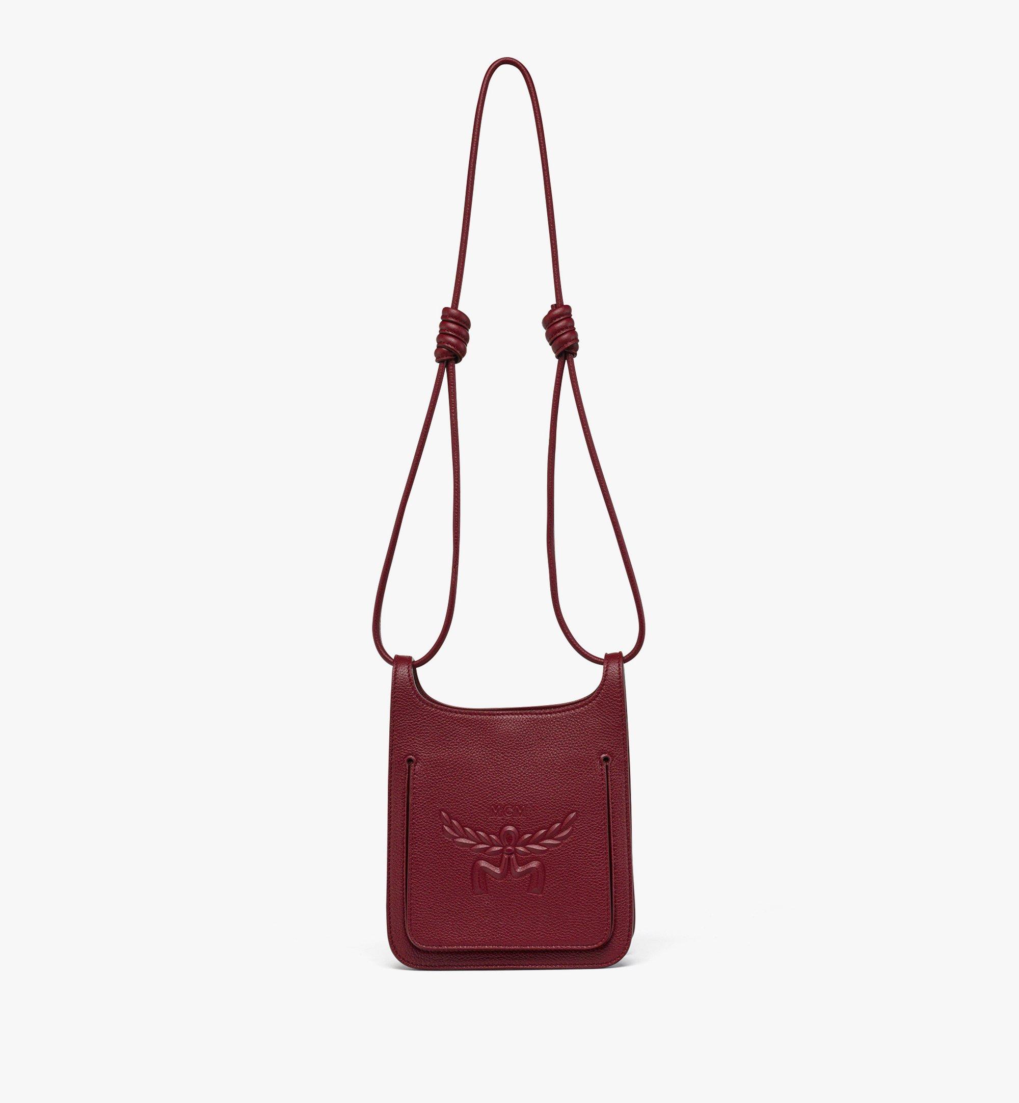 Himmel Hobo in Embossed Logo Leather 1